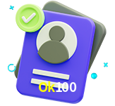 Tornar-se um membro do Ok100 é muito simples
