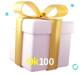 Receba seus bônus de boas-vindas no Ok100